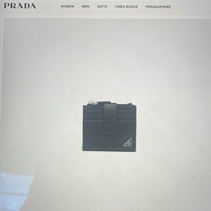 Prada Saffiano Leather Card Holder